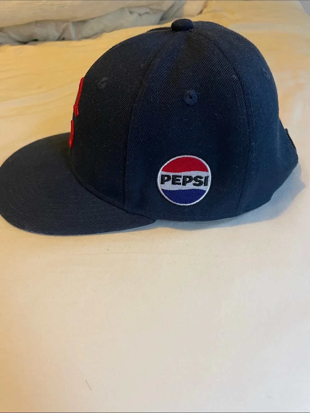 Pepsi Black Baseball Cap with Red 'G' Patch